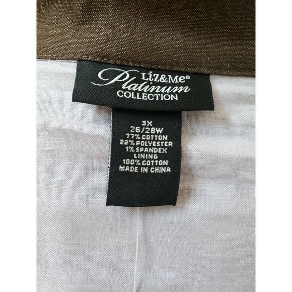 NWT LIZ& ME PLATINUM COLLECTION SIZE 3X BLAZER - Picture 10 of 16